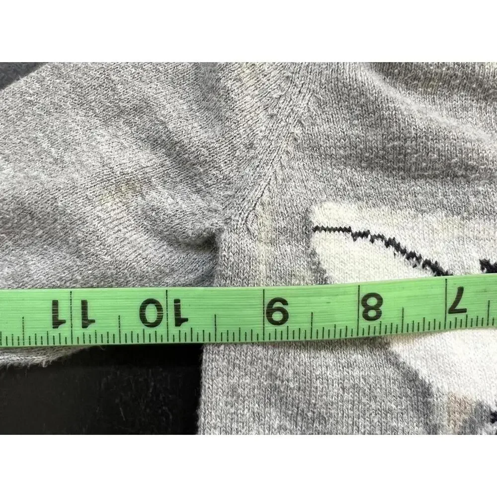 babyGap One-Piece Romper Gray Whale Scarf Knit Sweater Jumpsuit 0-3 Months